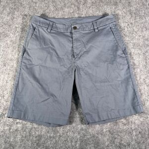 Lululemon Commission Shorts Mens 32x8 Blue Cotton Blend Golf Casual Outdoor